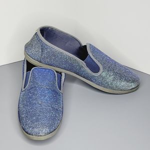 Air Walk Shinny Blue Slip-on Shoes